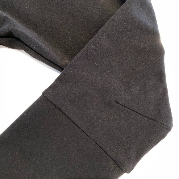 Adidas Golf Pure Motion Long Sleeve Zip-Up + Snap Closure Jacket in Black Sz M - Picture 4 of 15